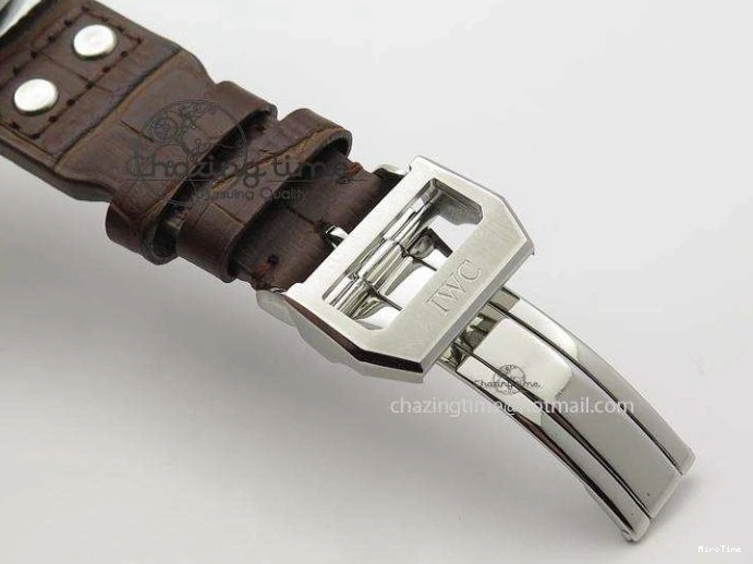 MIROTIME 0811 Reliable Big Pilot “Markus Buhler” IW5003 Turbine V6F Best Edition Blue Dial On Leather Strap A 7324